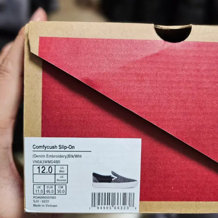 [BUNJANG] Vans Slip-On Black Dot Sneakers / 반스 슬립온 블랙 도트 새상품 검피쿠시