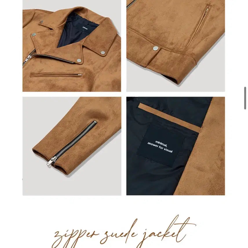 [BUNJANG] Minav Suede Rider Jacket (L) / 미나브 스웨이드 라이더자켓 L사이즈 팝니다.