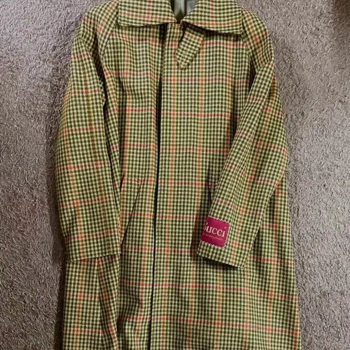 [BUNJANG] Gucci Check Coat / (46) 구찌 체크 코트