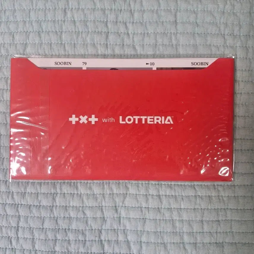 롯데리아 투모로우바이투게더 투바투 포토카드 콜라보 굿즈