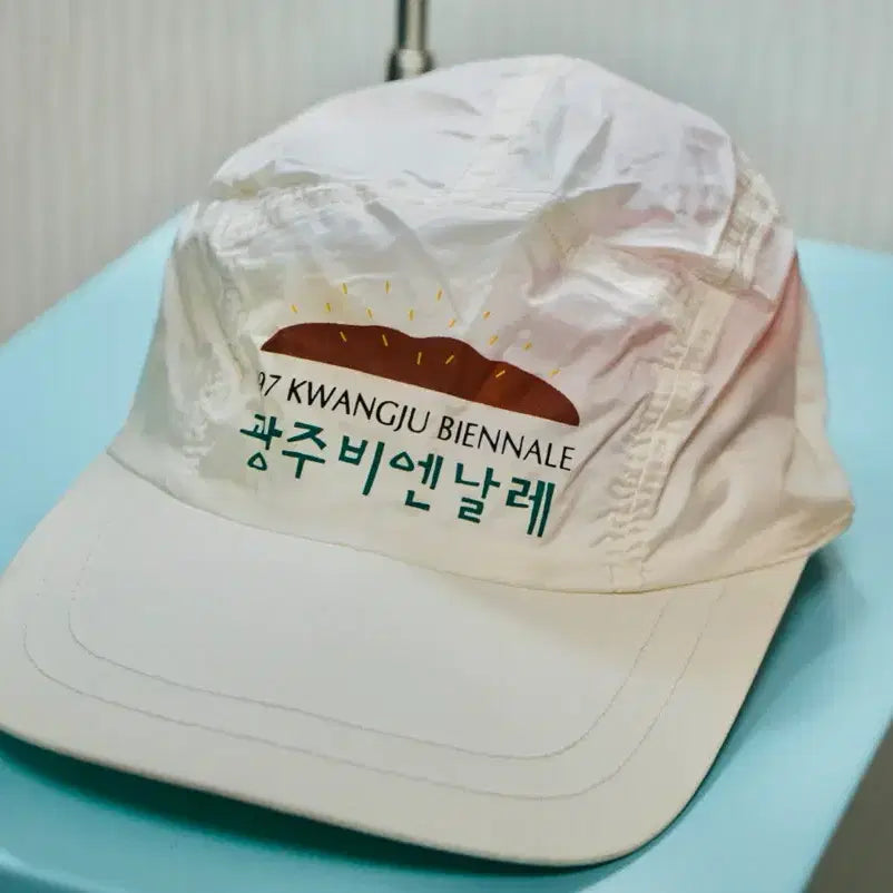 [BUNJANG] 1997 Gwangju Biennale White Ball Cap / 1997 광주비엔날레 흰색 볼캡 모자 스냅백 32