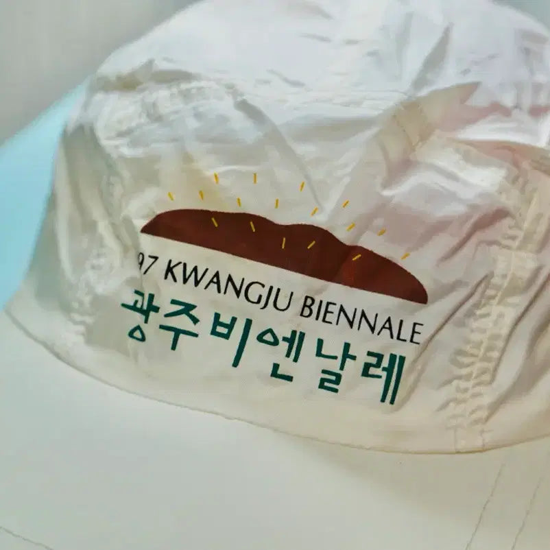 [BUNJANG] 1997 Gwangju Biennale White Ball Cap / 1997 광주비엔날레 흰색 볼캡 모자 스냅백 32