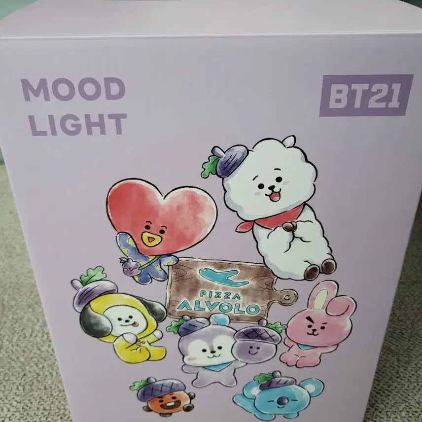 BT21 피규어+무드등 Pizza Alvolo