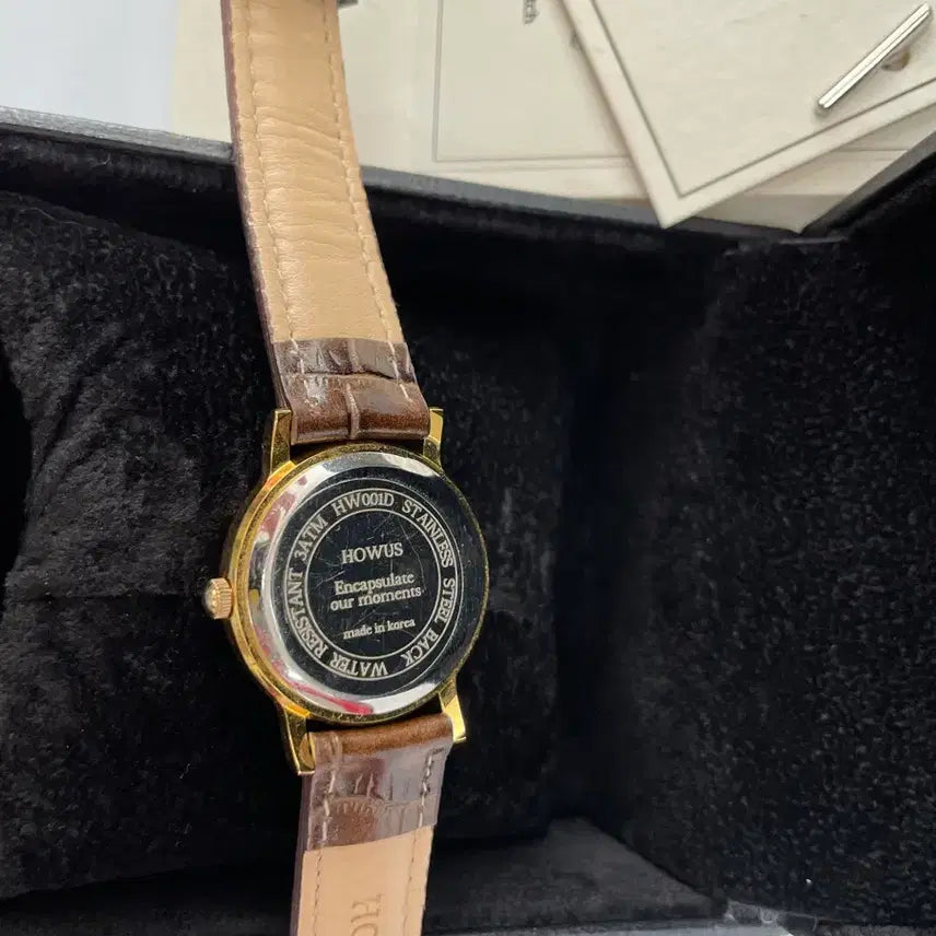 [BUNJANG] Hwa Sa Brown Watch / 호와스 브라운 시계