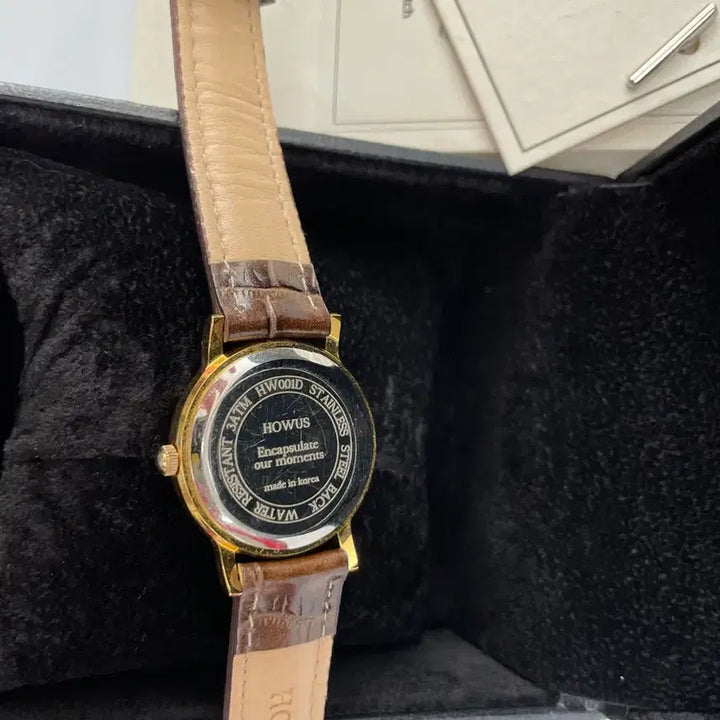 [BUNJANG] Hwa Sa Brown Watch / 호와스 브라운 시계