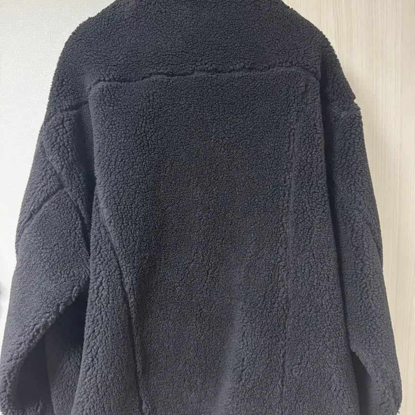 [BUNJANG] Balenciaga Oversized Fleece Jacket Black (Size 4) / [새제품] 발렌시아가 오버사이즈 플리스 자켓 블랙 4사이즈