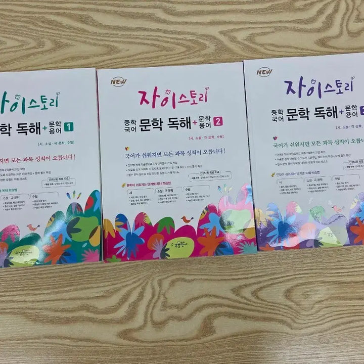 [BUNJANG] Zistory Middle School Korean Literature Reading Comprehension Textbook Bundle / (교사용)자이스토리 중학국어 문학독해+문학 용어 1,2,3