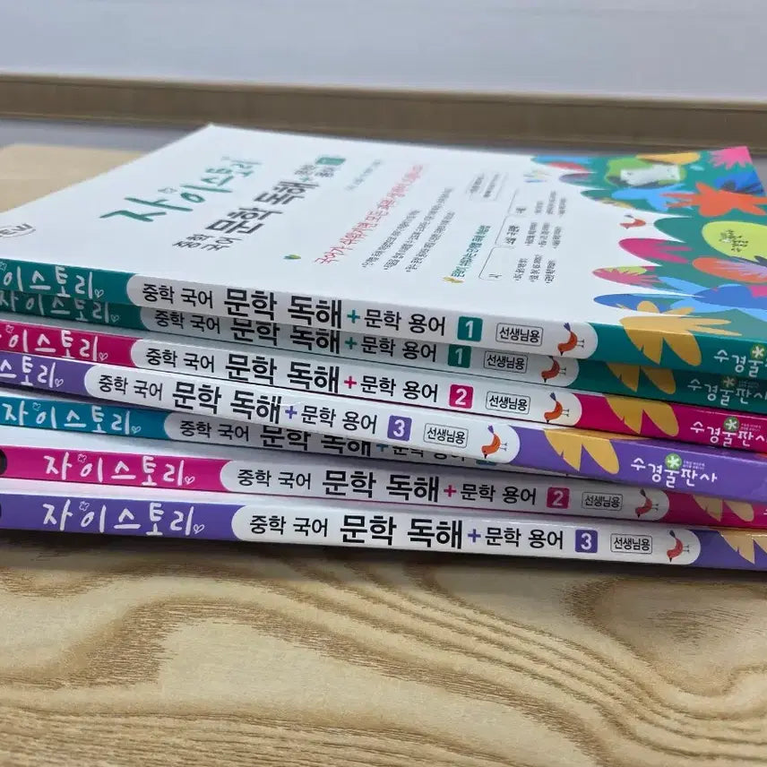 [BUNJANG] Zistory Middle School Korean Literature Reading Comprehension Textbook Bundle / (교사용)자이스토리 중학국어 문학독해+문학 용어 1,2,3
