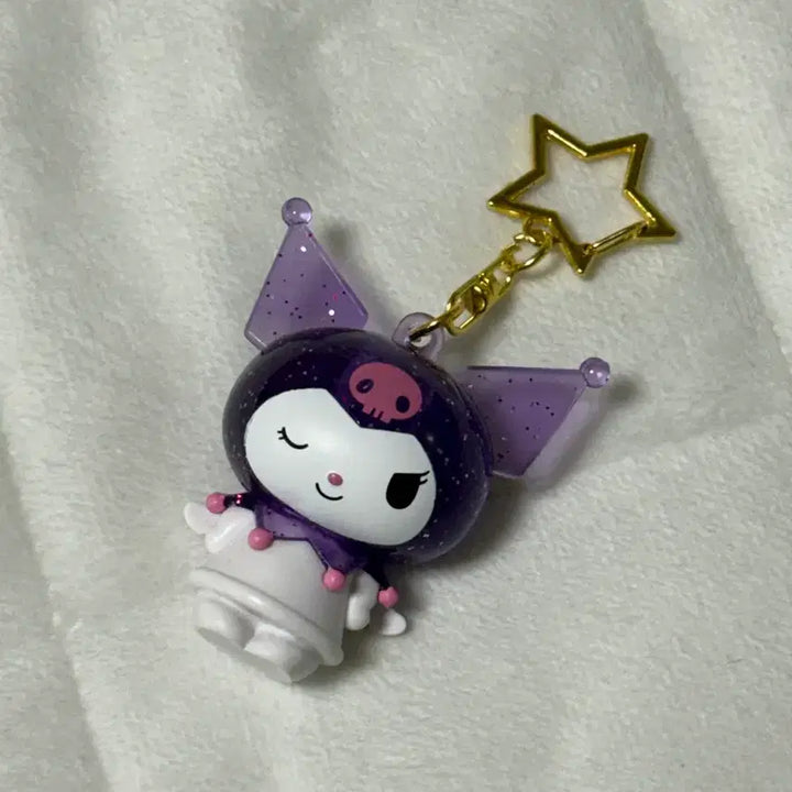 [BUNJANG] Sanrio Kuromi Twinkle Keyring / 산리오 정품 쿠로미 트윙클 키링 새상품