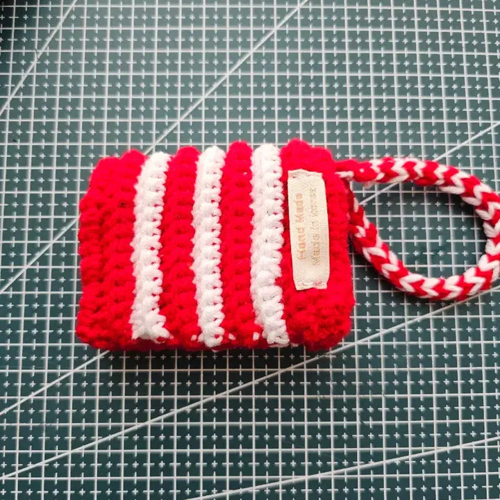 [BUNJANG] Handmade Knitted Pouch / Card Wallet / 핸드메이드 뜨개 파우치 / 카드지갑