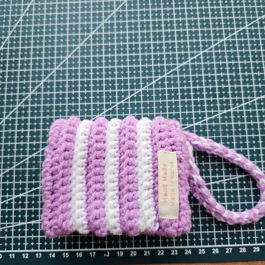 [BUNJANG] Handmade Knitted Pouch / Card Wallet / 핸드메이드 뜨개 파우치 / 카드지갑