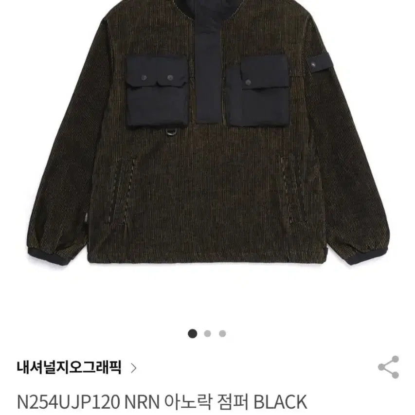[BUNJANG] National Geographic Anorak Jumper / 내셔널지오그래픽 아노락 점퍼 (미착용)