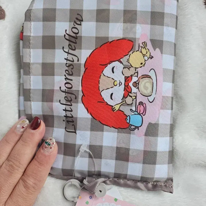 [BUNJANG] Little Forest Fellow Check Eco Bag / 리틀포레스트펠로우 체크 에코백