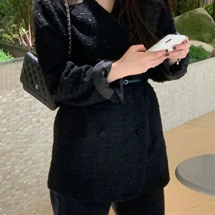 [BUNJANG] Modo Market Tweed Jacket / 새상품) 모도마켓 솔 트위드자켓