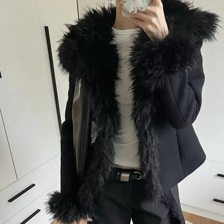 [BUNJANG] Unspecified Cardigan / 퍼가디건