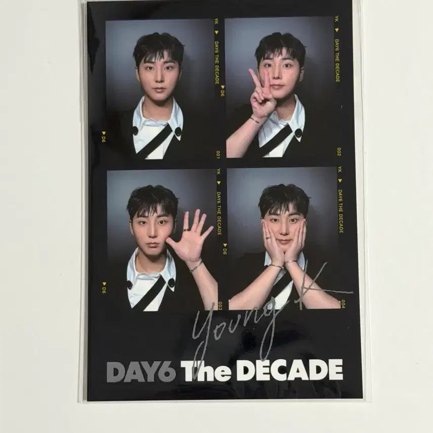 데이식스 더 데케이드 초판 특전 영케이 네컷 미개봉