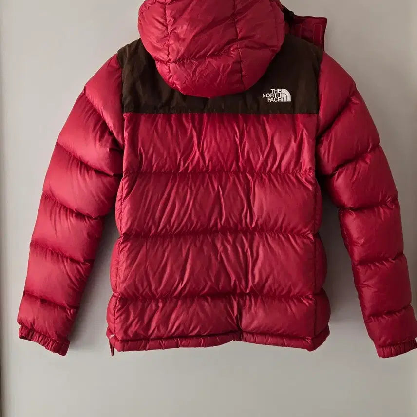 [BUNJANG] The North Face Nuptse Padded Jacket (Red/Brown) - Size S / 노스페이스 눕시 패딩 레드/브라운s