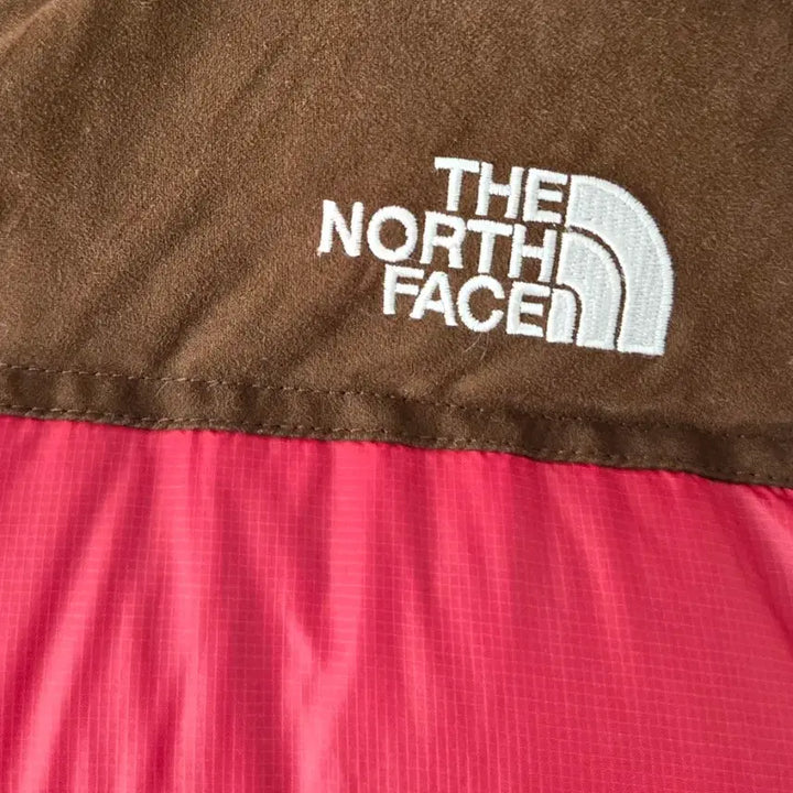 [BUNJANG] The North Face Nuptse Padded Jacket (Red/Brown) - Size S / 노스페이스 눕시 패딩 레드/브라운s