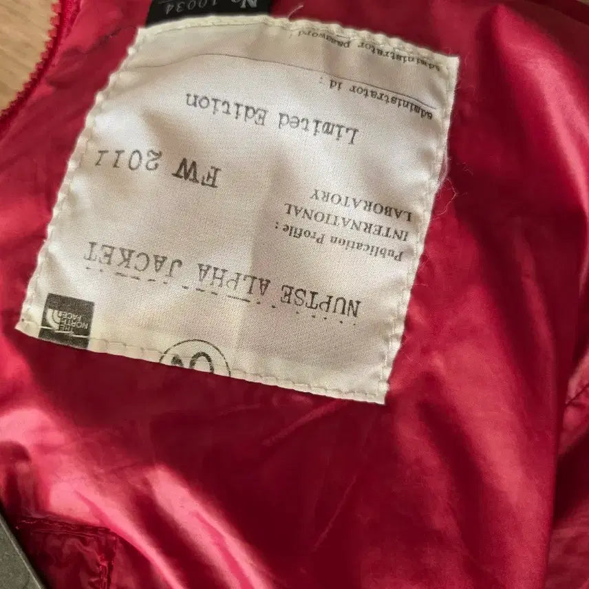 [BUNJANG] The North Face Nuptse Padded Jacket (Red/Brown) - Size S / 노스페이스 눕시 패딩 레드/브라운s