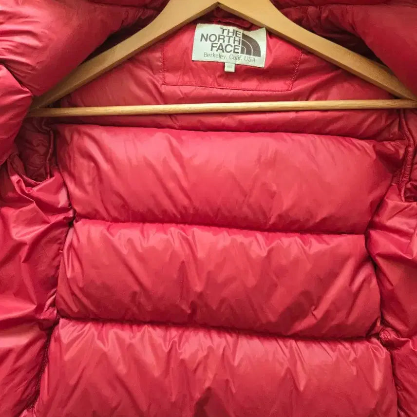 [BUNJANG] The North Face Nuptse Padded Jacket (Red/Brown) - Size S / 노스페이스 눕시 패딩 레드/브라운s