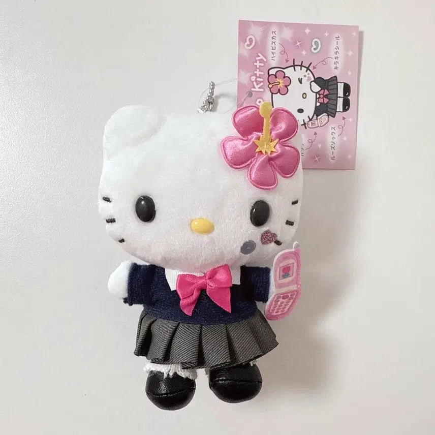 [BUNJANG] Sanrio Hello Kitty Heisei Kogal Mascot Keyring / 산리오 키티 헤이세이 코갸루 마스코트 키링