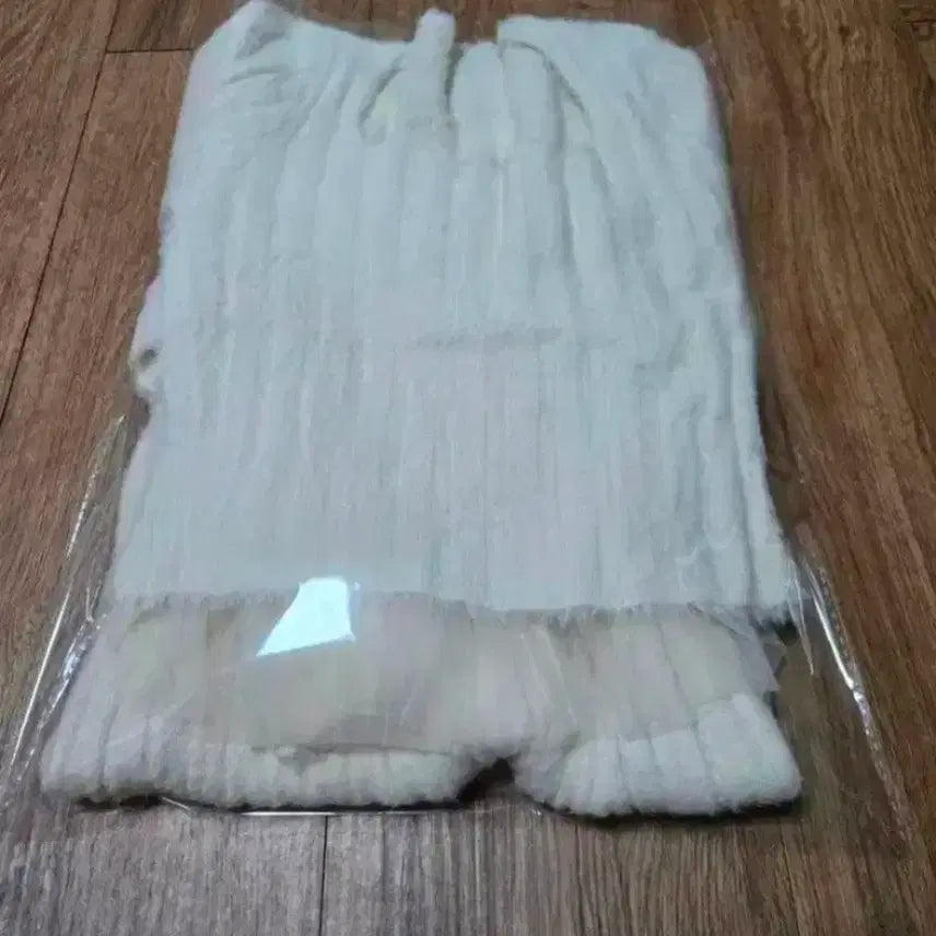 [BUNJANG] Angora Two-Piece Set Ivory Long Skirt / 앙고라 롱스커트 투피스 세트  화이트 아이보리톤