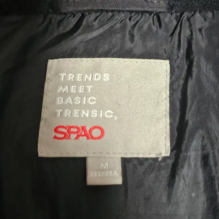[BUNJANG] SPAO Black Loose Fit Padded Vest (M) / 스파오 루즈핏 패딩 조끼 블랙 M