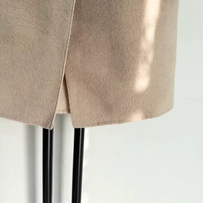 [BUNJANG] MINE Beige Wool Angora Handmade Coat / 정품 MINE 마인 베이지 양모 앙고라 핸드메이드 코트