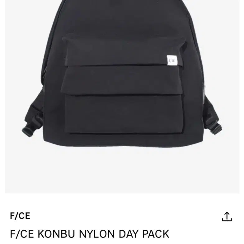 [BUNJANG] F/CE KONBU NYLON DAY PACK / F/CE KONBU NYLON DAY PACK 블랙