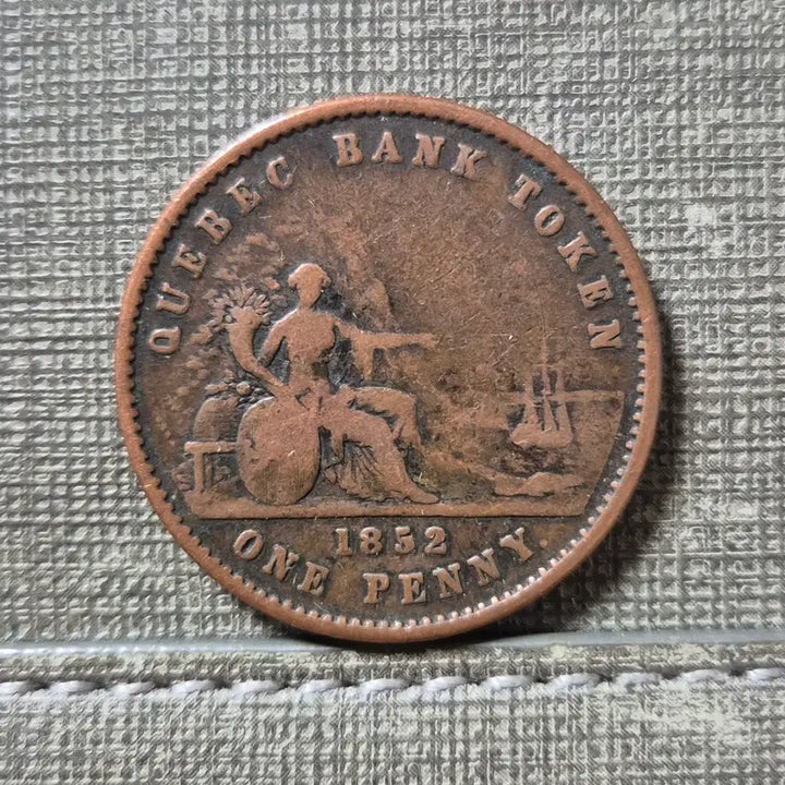 [BUNJANG] Canada Quebec Bank Penny Token / 1852년 캐나다 퀘백 은행 1페니 대형 토큰