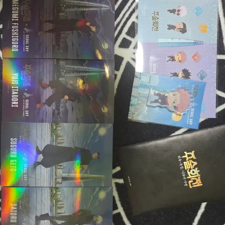 [BUNJANG] Jujutsu Kaisen Itadori Yuji Acrylic Block Set / 주술회전 서울스카이 콜라보 이타도리 유지