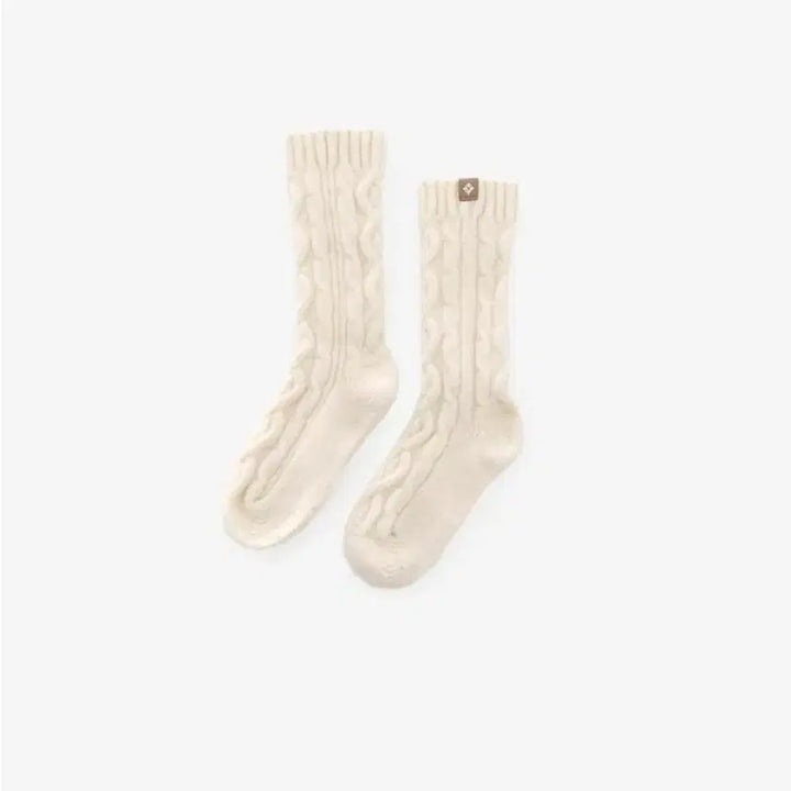 [BUNJANG] Trendy Apparel Cable Knit Long Socks / 트렌디어패럴 울 꽈배기 롱 삭스