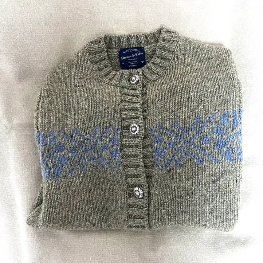 [SOLD OUT] 얼바닉30 노르딕스노우 가디건