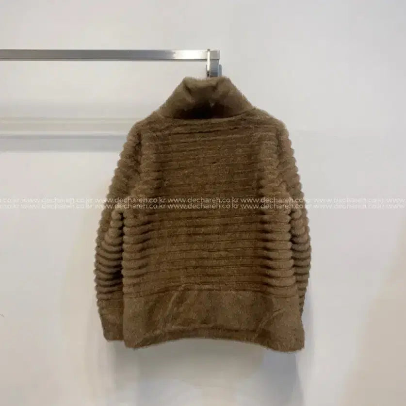 [BUNJANG] Brown Faux Fur Jacket / 퍼자켓 브라운