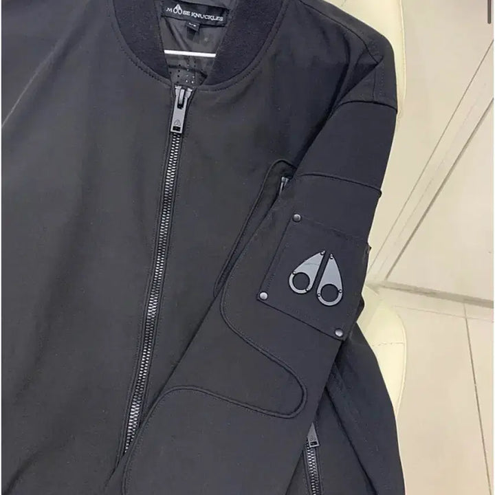 [BUNJANG] Moose Knuckles 18SS MSJ Black Bomber Jacket / 18SS MK 8192 MSJ 무스너클 블랙 봄버 자켓