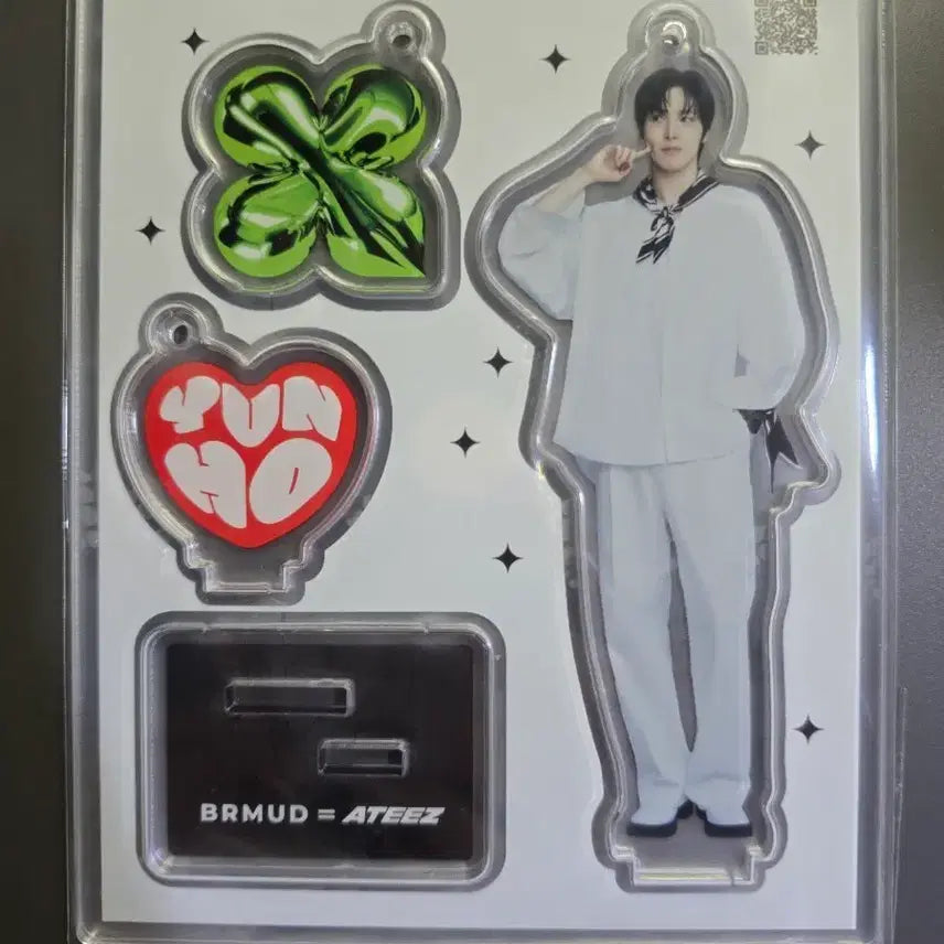 에이티즈 윤호 BRMUD 아크릴 키링 세트 ateez yh