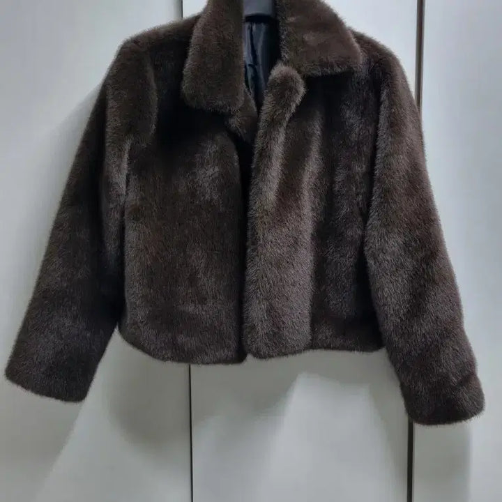 [BUNJANG] Temu Faux Fur Jacket (Brown, Size S) / 새상품 테무 퍼자켓 브라운 S사이즈