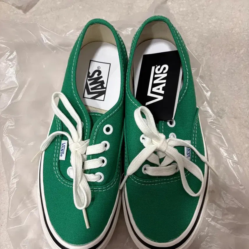 [BUNJANG] Vans Authentic 44DX Green Sneakers / 반스 어센틱 44DX 그린 230 사이즈