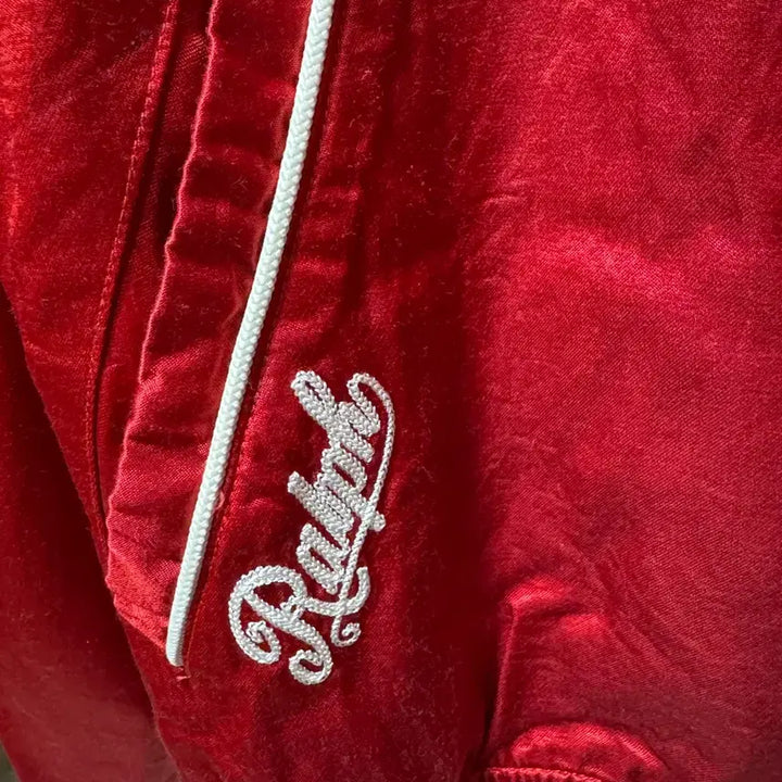 [BUNJANG] Polo Ralph Lauren Chicago Cubs Satin Varsity Jacket (M) / 폴로 랄프로렌 X MLB 시카고컵스 새틴 바시티 자켓 m