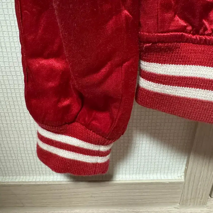 [BUNJANG] Polo Ralph Lauren Chicago Cubs Satin Varsity Jacket (M) / 폴로 랄프로렌 X MLB 시카고컵스 새틴 바시티 자켓 m