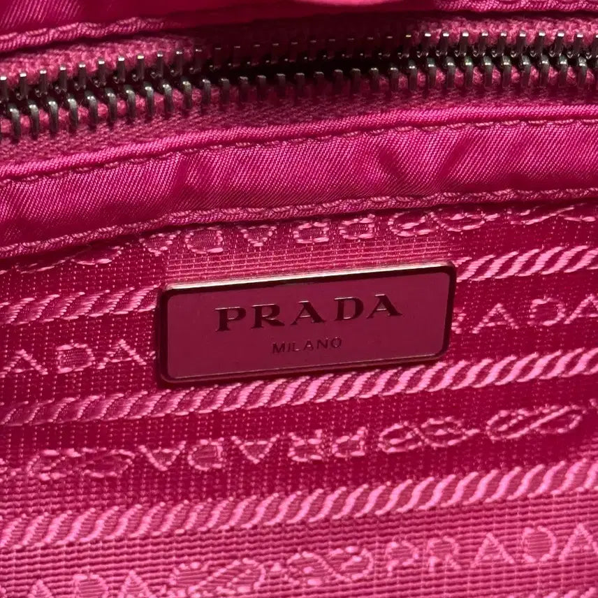 [BUNJANG] Prada Nylon Quilted Chain Shoulder Bag Like New / 프라다 가방 나일론 퀄팅 체인백 숄더백 거의 새것 (정품)