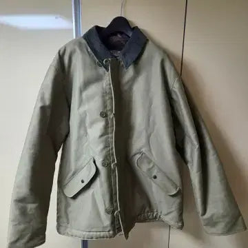 [BUNJANG] Houston N-1 Deck Jacket Corduroy Collar Special Edition / 휴스턴 N-1 덱 자켓 코듀로이 카라 별주 모델 44사이즈 (110)