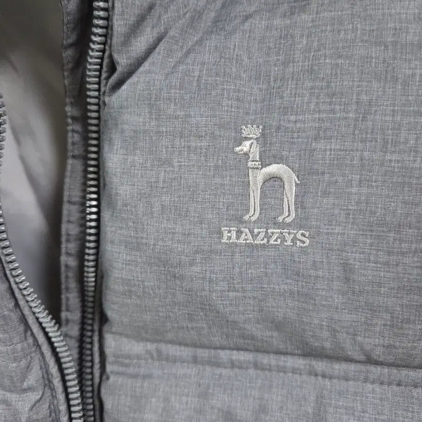 [BUNJANG] Hazzys Gray Duck Down Vest / 헤지스 오리솜털75% 깃털25%그레이 패딩 조끼