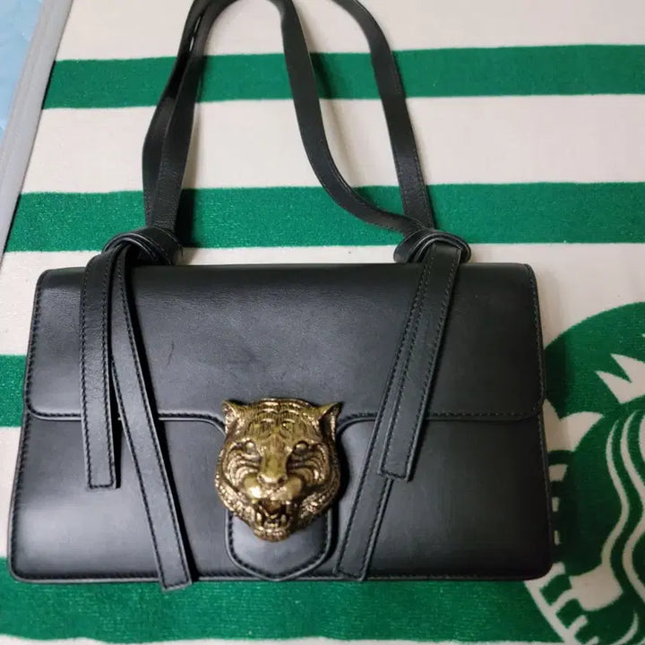 [BUNJANG] Gucci Tiger Head Animalier Bag / 정품)구찌 블랙  타이거 헤드  에니멀리에