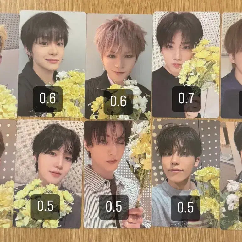 트레저 마이플레저 앨범 포카 요시 준규 지훈 아사히 재혁 도영 정우 정환