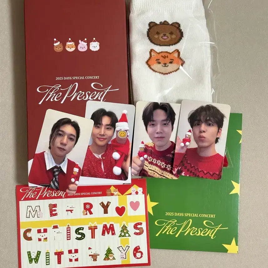 데이식스 클콘 막콘 퇴장기프트 포카 양말