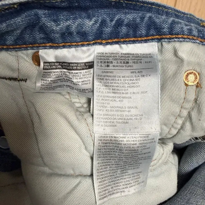 [BUNJANG] Levi's 501 Blank Tab Denim Jeans / Levis 501 블랭크탭