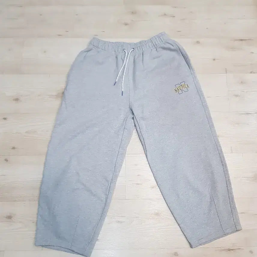 [BUNJANG] Gray Wide Jogger Pants / 회색 와이드 추리닝 바지
