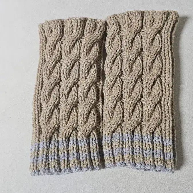 [BUNJANG] Handmade Arm Warmers / 직접 뜬 핸드메이드 워머,팔토시