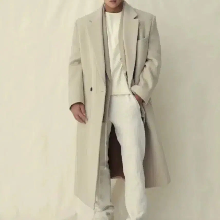 [BUNJANG] Volante SCP Cashmere Wool Coat (Beige) - Size 1 / 볼란테 scp캐시미어 울 코트 1사이즈